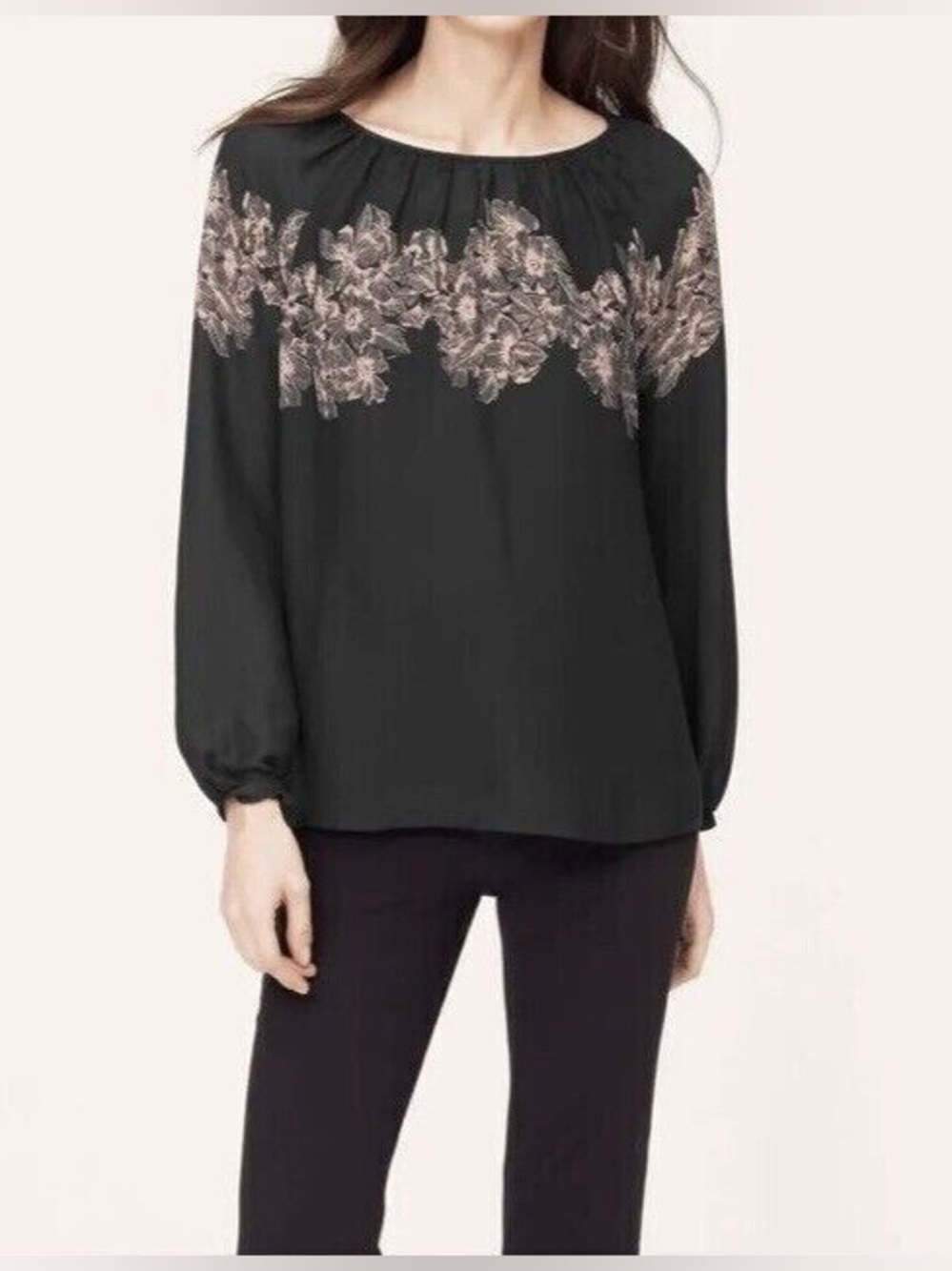❤️❤️LOFT Black Sheer Blouse. NEVER WORN